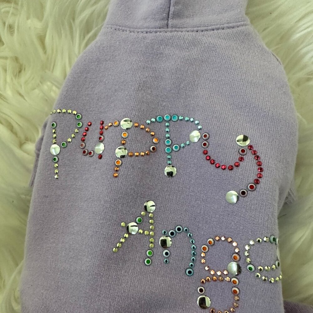 Pet Clothes Pink "Puppy Angel" Jumpsuit for small dog (XS)